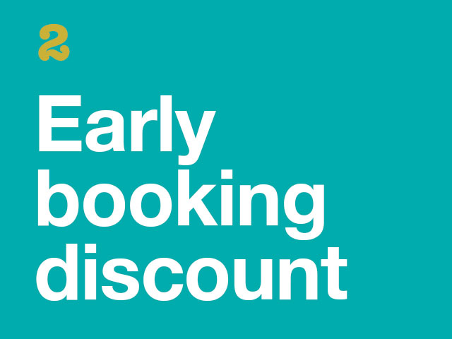 2. Early Booking Discount